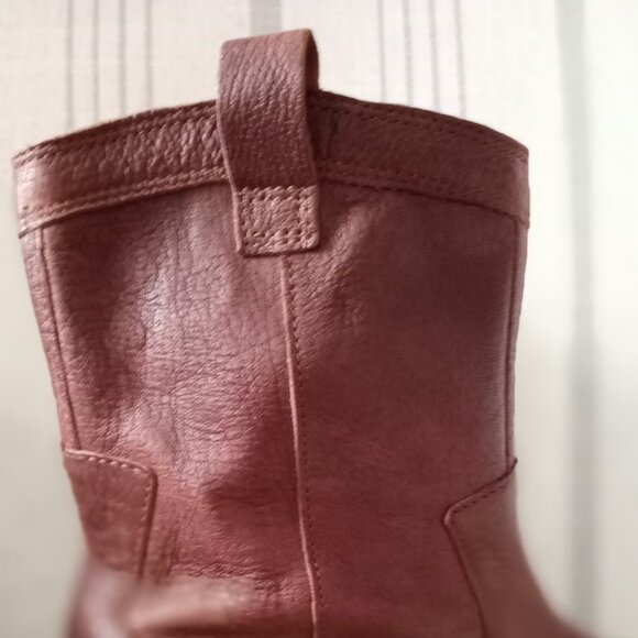 'ZABA' Brown Leather Boots Size 6.5 - 7 EUC - Picture 3 of 14